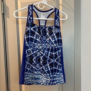 The North Face Blue Tie-Dye Tank Top